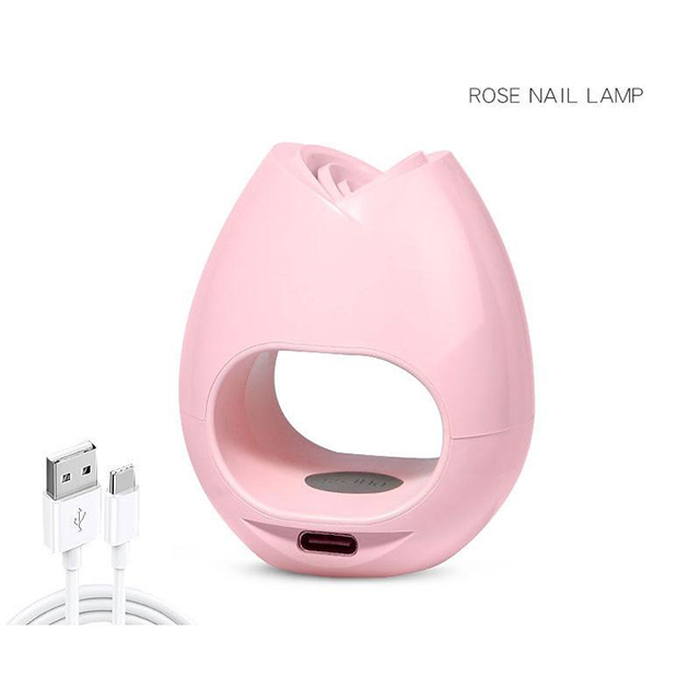 Secador de unhas de gel lâmpada UV 16w Rose USB para dedo único