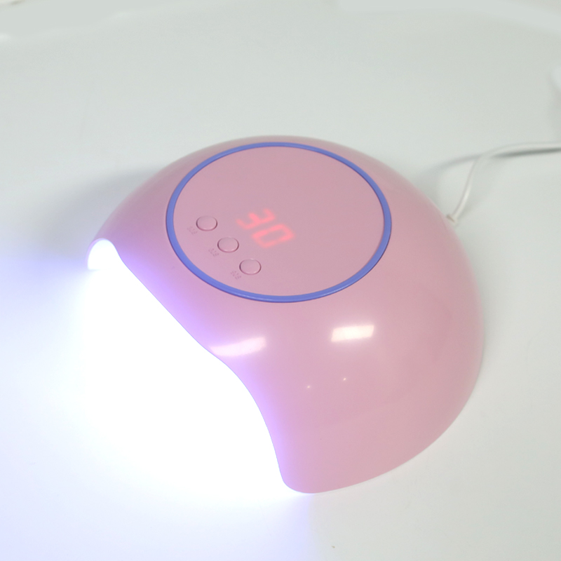 Mini lâmpada de unha rosa