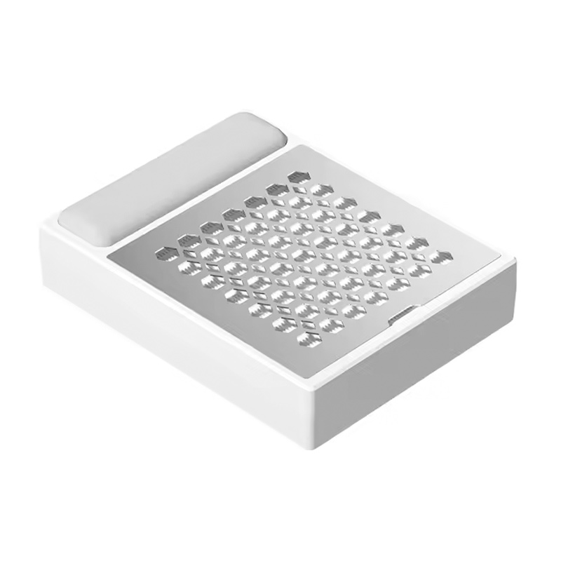 Coletor de pó de unhas com pequeno apoio para as mãos