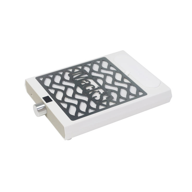 Coletor de pó para unhas com apoio para as mãos